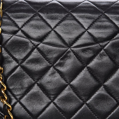 Chanel Lambskin Quilted Small Double Flap Black 8 of 14