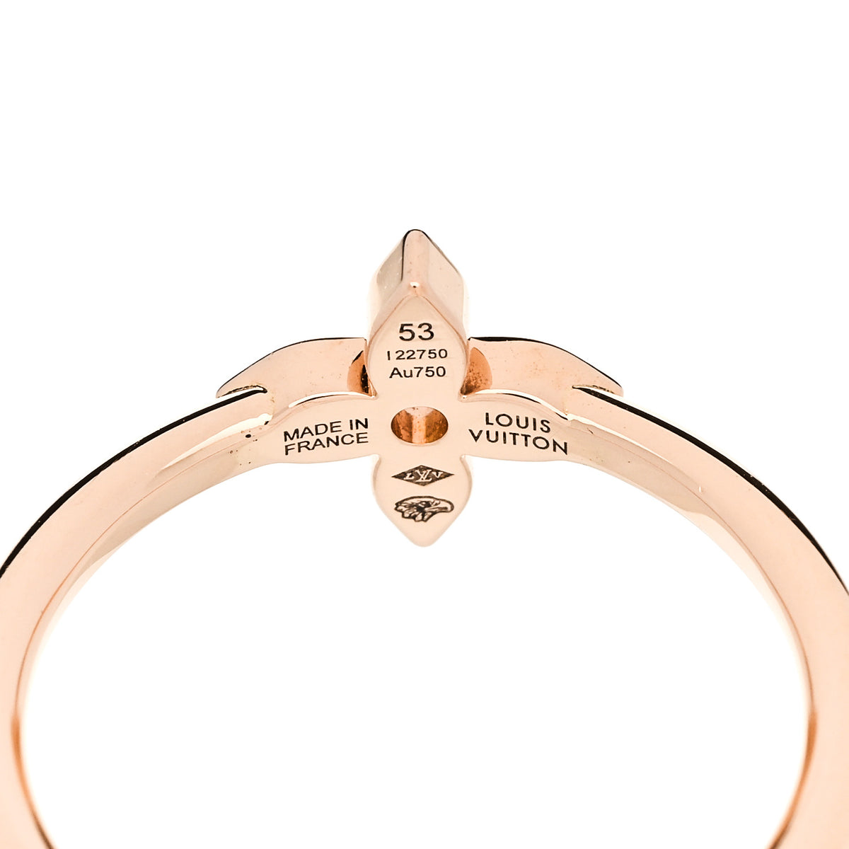 18K Pink Gold Diamond Idylle Blossom Single Ring 53 6.5