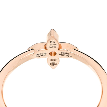 Louis Vuitton 18K Pink Gold Diamond Idylle Blossom Single Ring 53 6.5 4 of 5