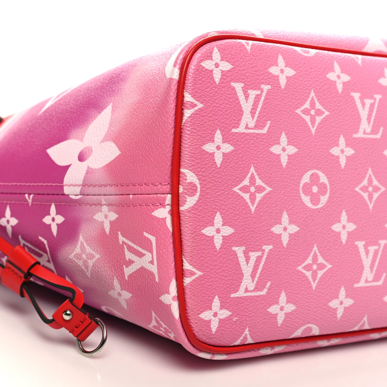 Louis Vuitton Monogram Escale Neverfull MM Rouge 12 of 13