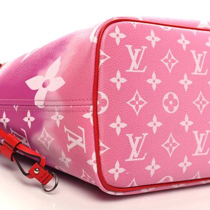 Louis Vuitton Monogram Escale Neverfull MM Rouge 12 of 13