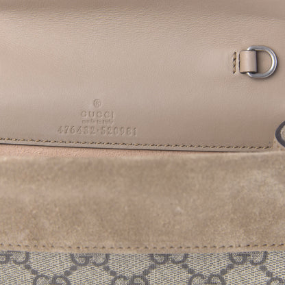 Gucci GG Supreme Monogram Super Mini Dionysus Shoulder Bag Taupe 6 of 9