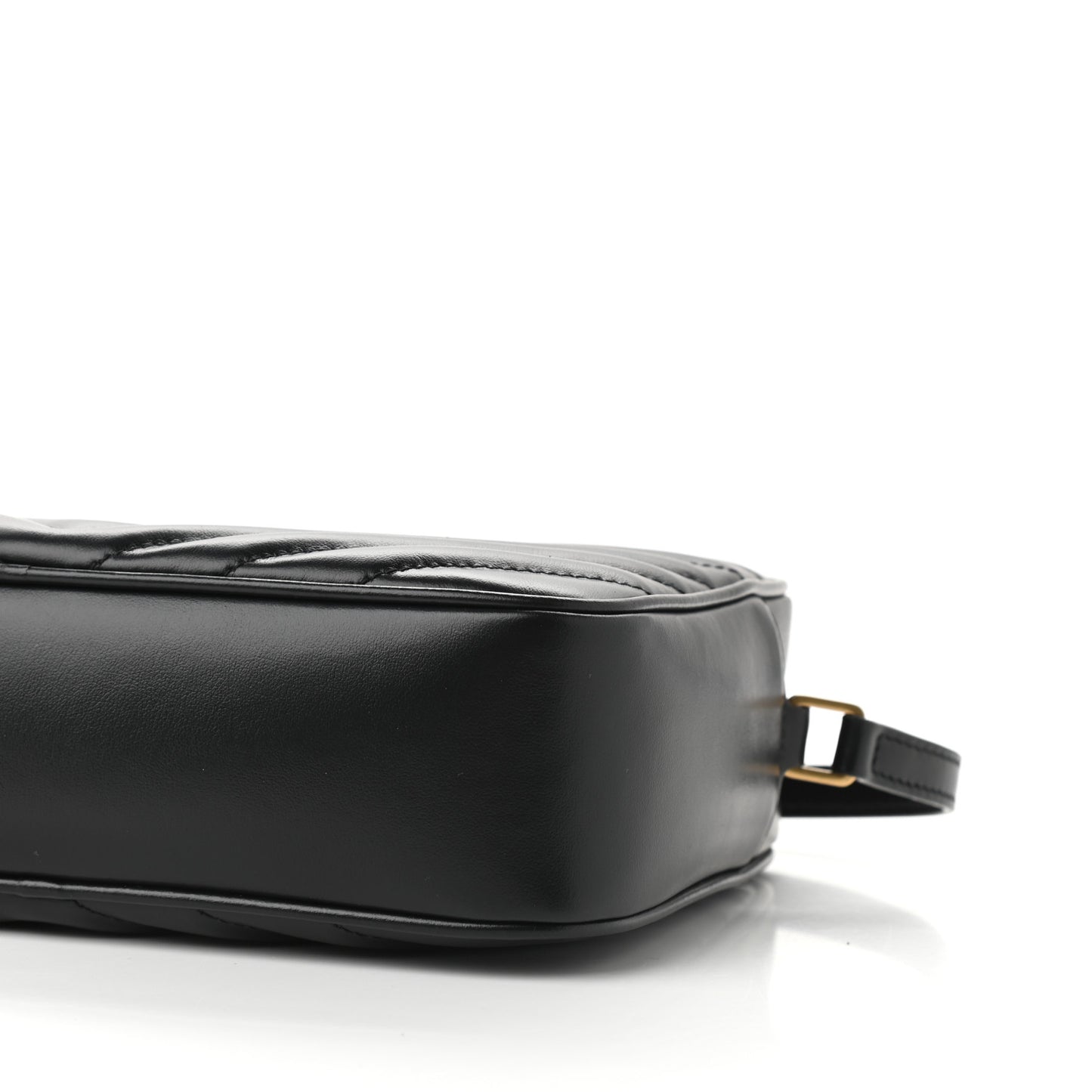 Calfskin Matelasse Monogram Lou Camera Bag Black