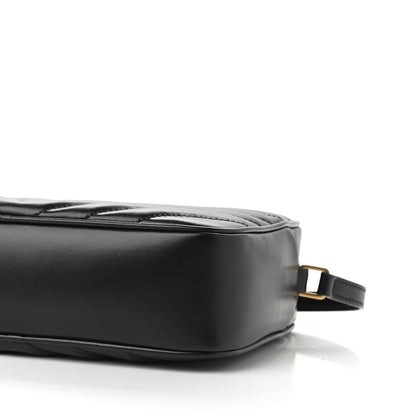 Saint Laurent Calfskin Matelasse Monogram Lou Camera Bag Black 9 of 9