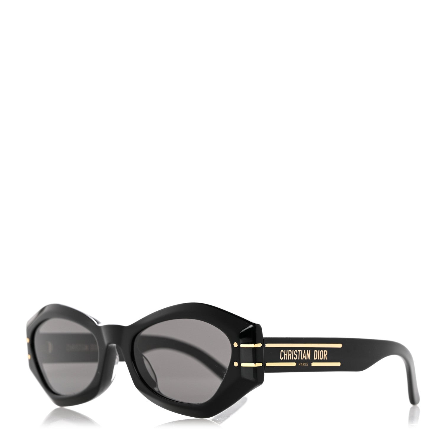 Christian Dior Acetate DiorSignature B1U Butterfly Sunglasses Black 1 of 8