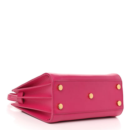 Saint Laurent Calfskin Nano Sac De Jour Lipstick Fuchsia 4 of 10