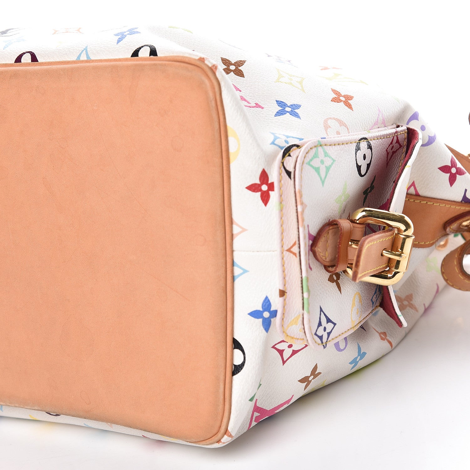 Louis Vuitton Monogram Multicolor Petit Noe White 9 of 14