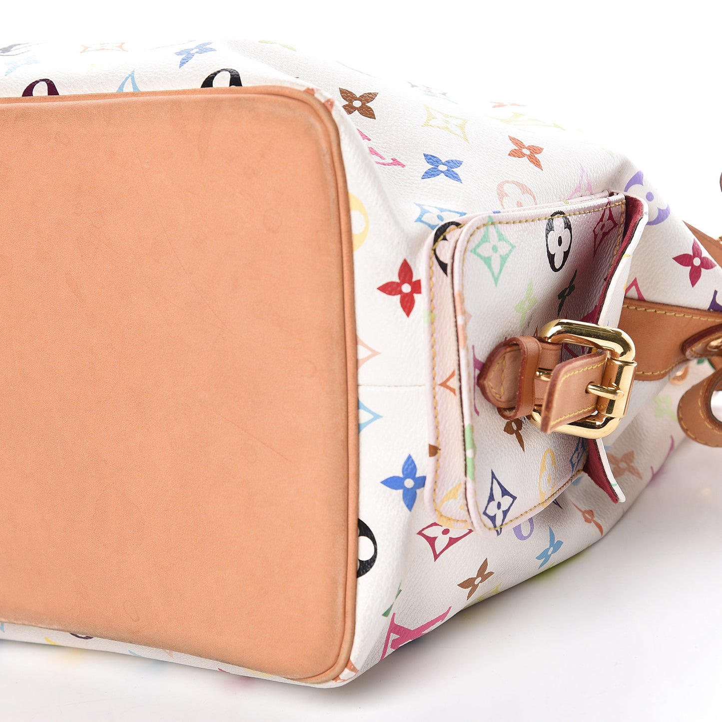 Monogram Multicolor Petit Noe White