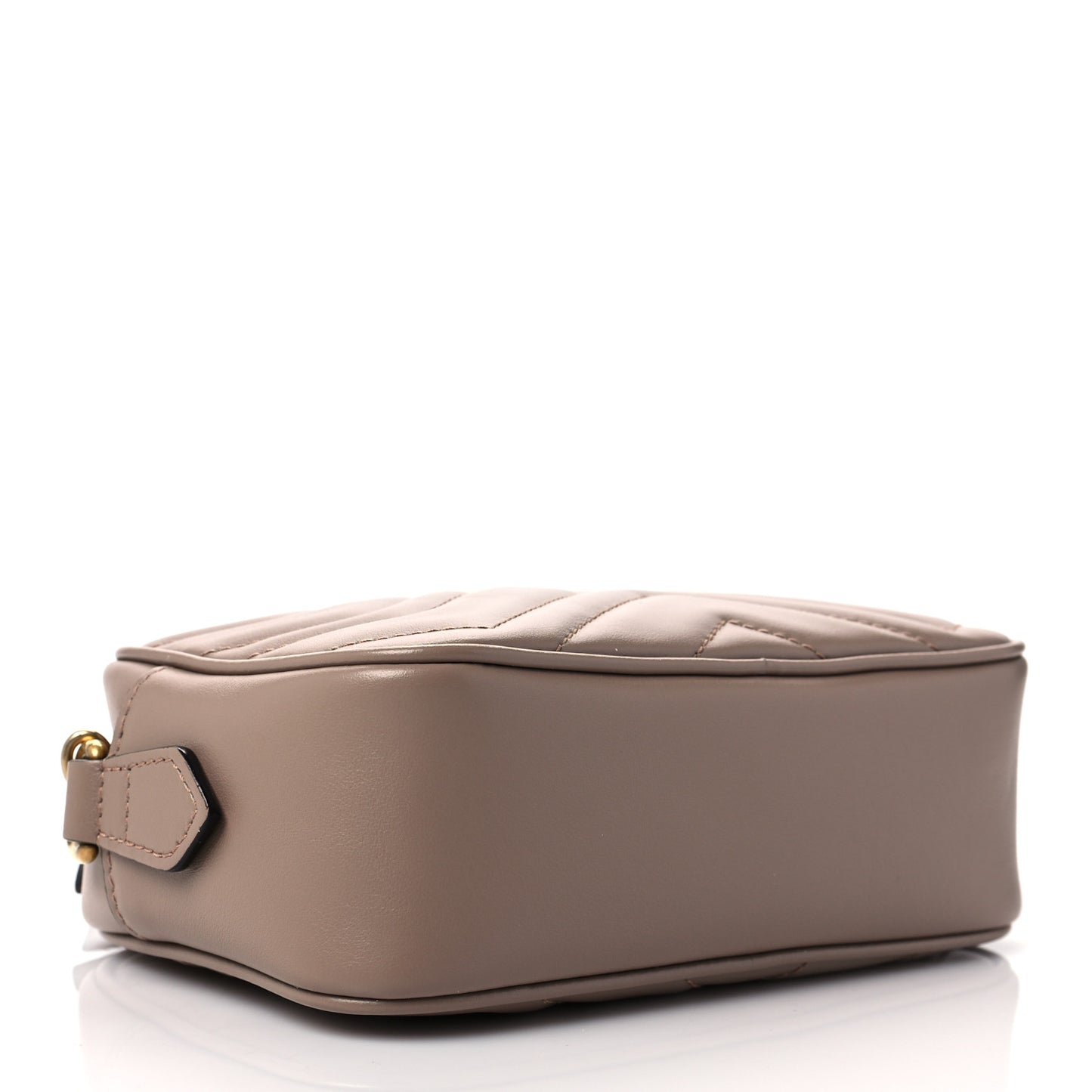 Calfskin Matelasse Mini GG Marmont Chain Shoulder Bag Porcelain Rose