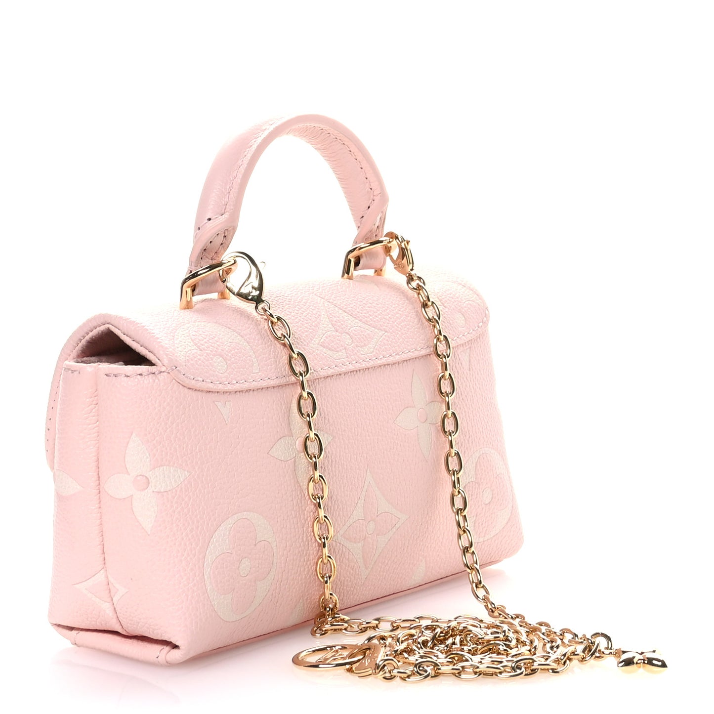 Empreinte Monogram Giant Madeleine Nano Rose White Quartz