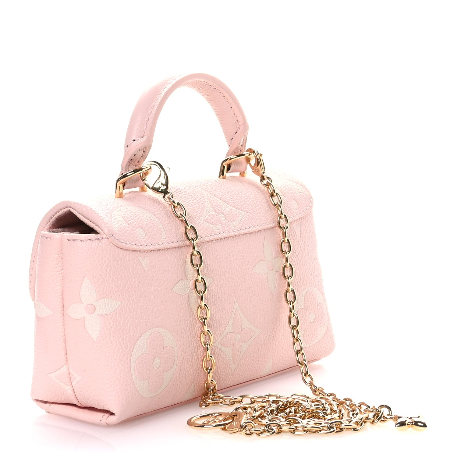 Louis Vuitton Empreinte Monogram Giant Madeleine Nano Rose White Quartz 3 of 9