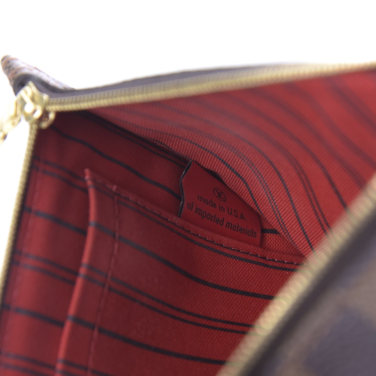 Louis Vuitton Damier Ebene Neverfull MM GM Pochette 9 of 9