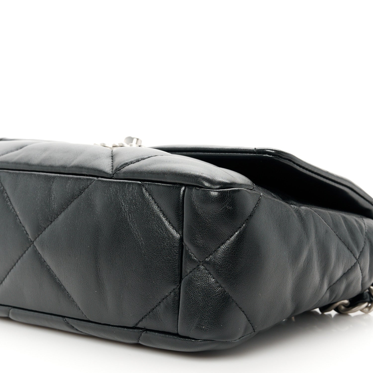 Chanel Lambskin Quilted Medium Chanel 19 Flap Black 10 of 11