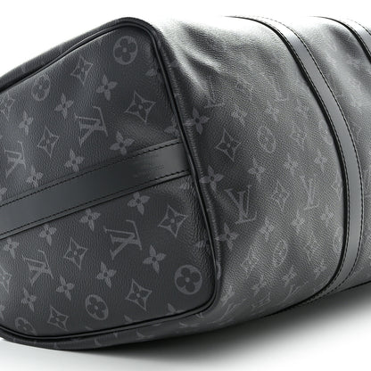 Louis Vuitton Monogram Eclipse Keepall Bandouliere 45 8 of 9