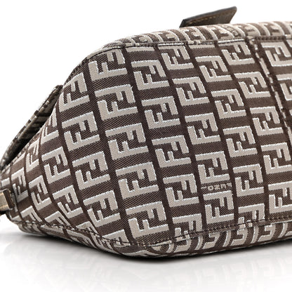 Fendi Metallic Zucchino Mini Mama Baguette Caffe Argilla Canna di Fucile 9 of 13