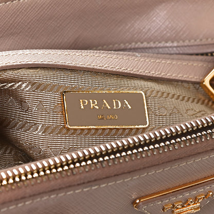 Prada Saffiano Mini Galleria Double Zip Tote Cammeo 5 of 10