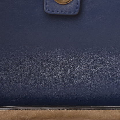 Chloe Suede Calfskin Small Faye Shoulder Bag Denim Blue 11 of 16