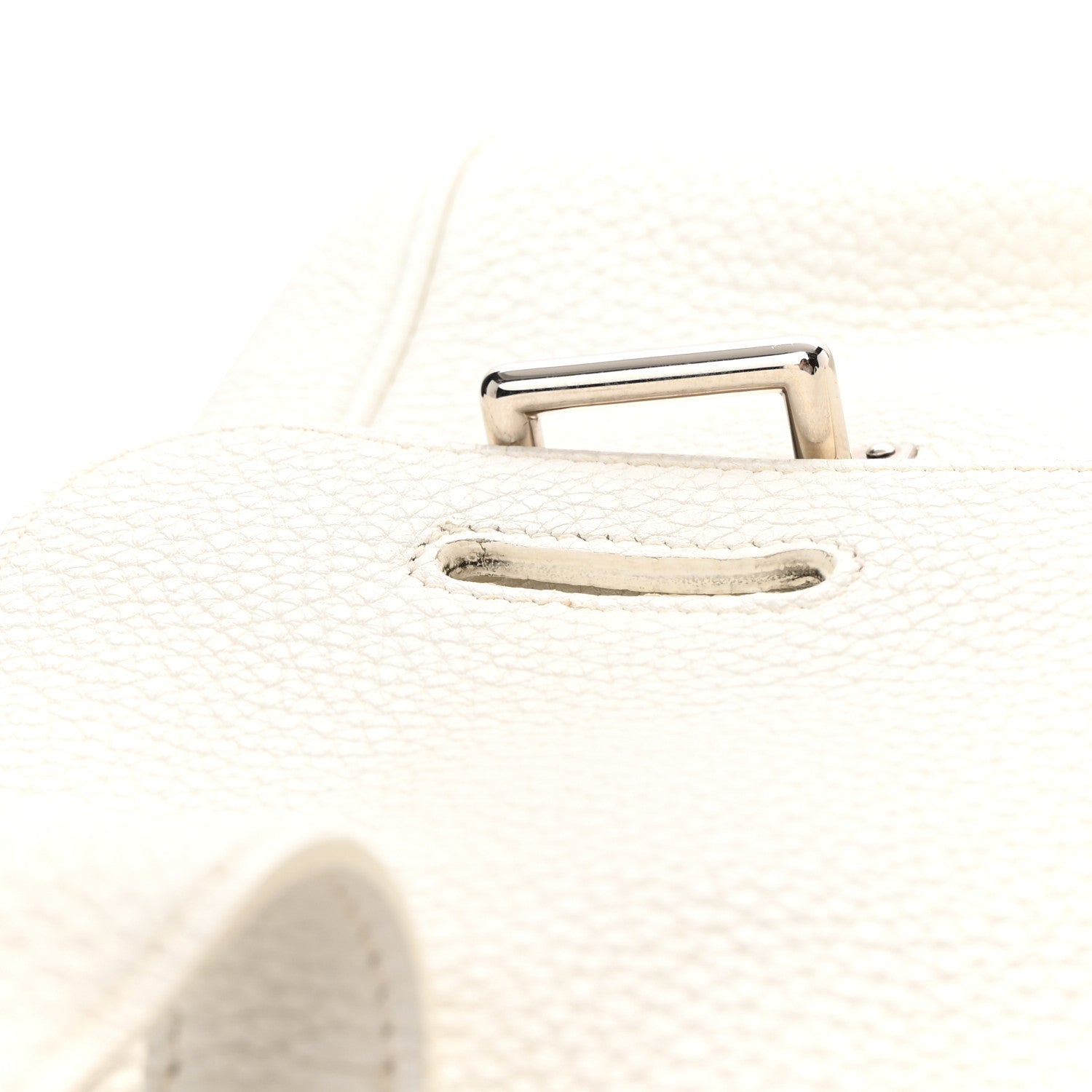 Hermes Taurillon Clemence Steve 35 White 17 of 20