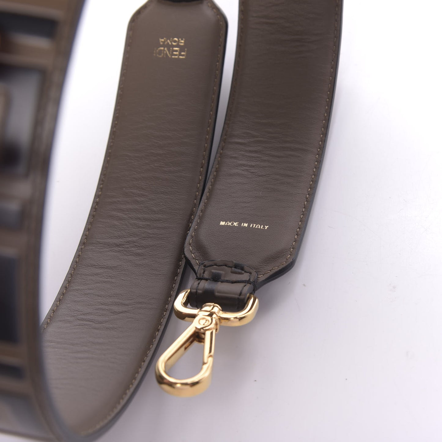 Vitello Century Bi-Color FF 1974 Embossed Strap You Maya Black