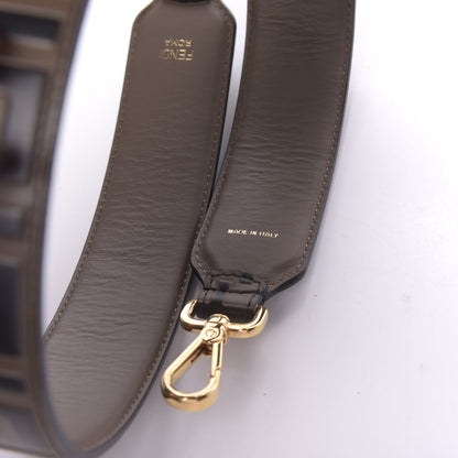 Fendi Vitello Century Bi-Color FF 1974 Embossed Strap You Maya Black 4 of 7