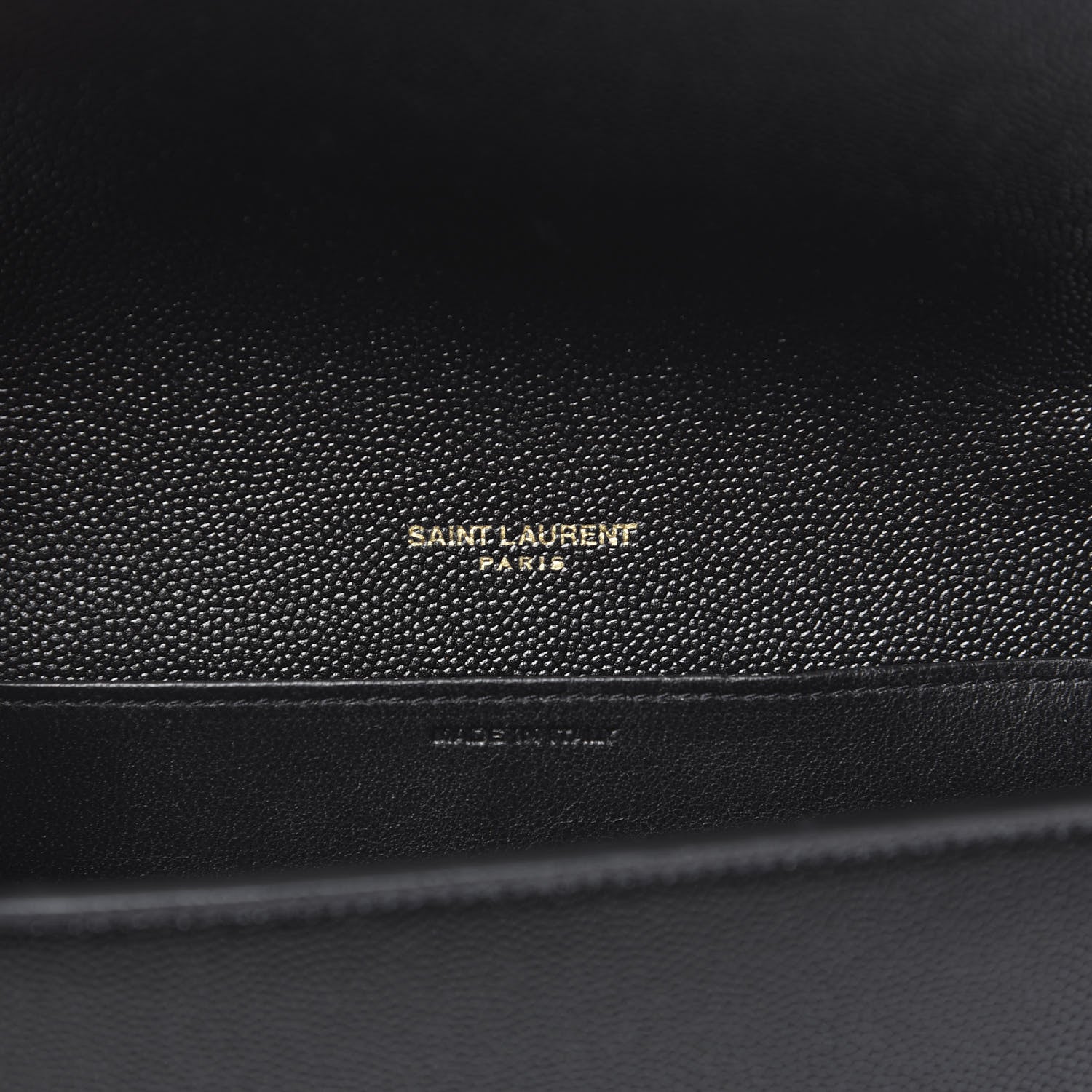 Saint Laurent Grain De Poudre Uptown Chain Wallet Black 8 of 11