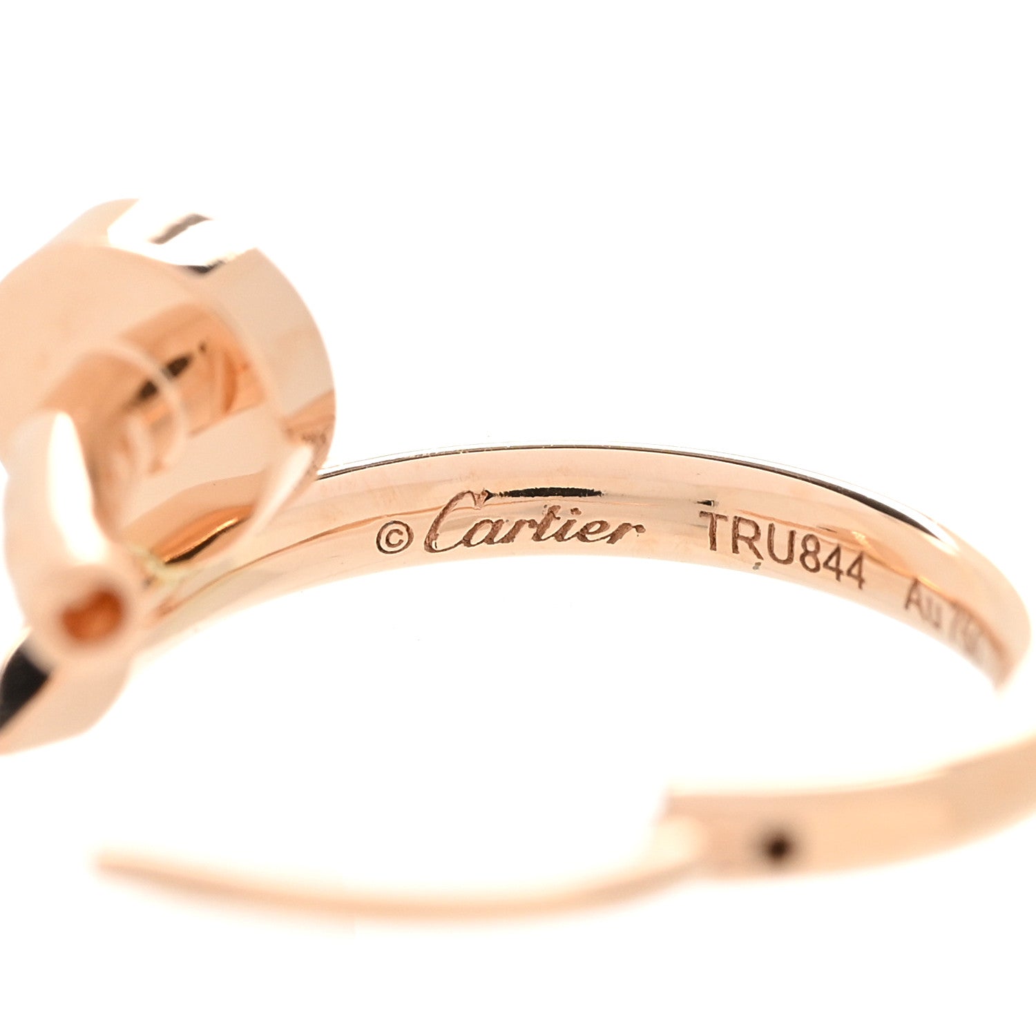 Cartier 18K Pink Gold Juste Un Clou Single Hoop Earring 4 of 7