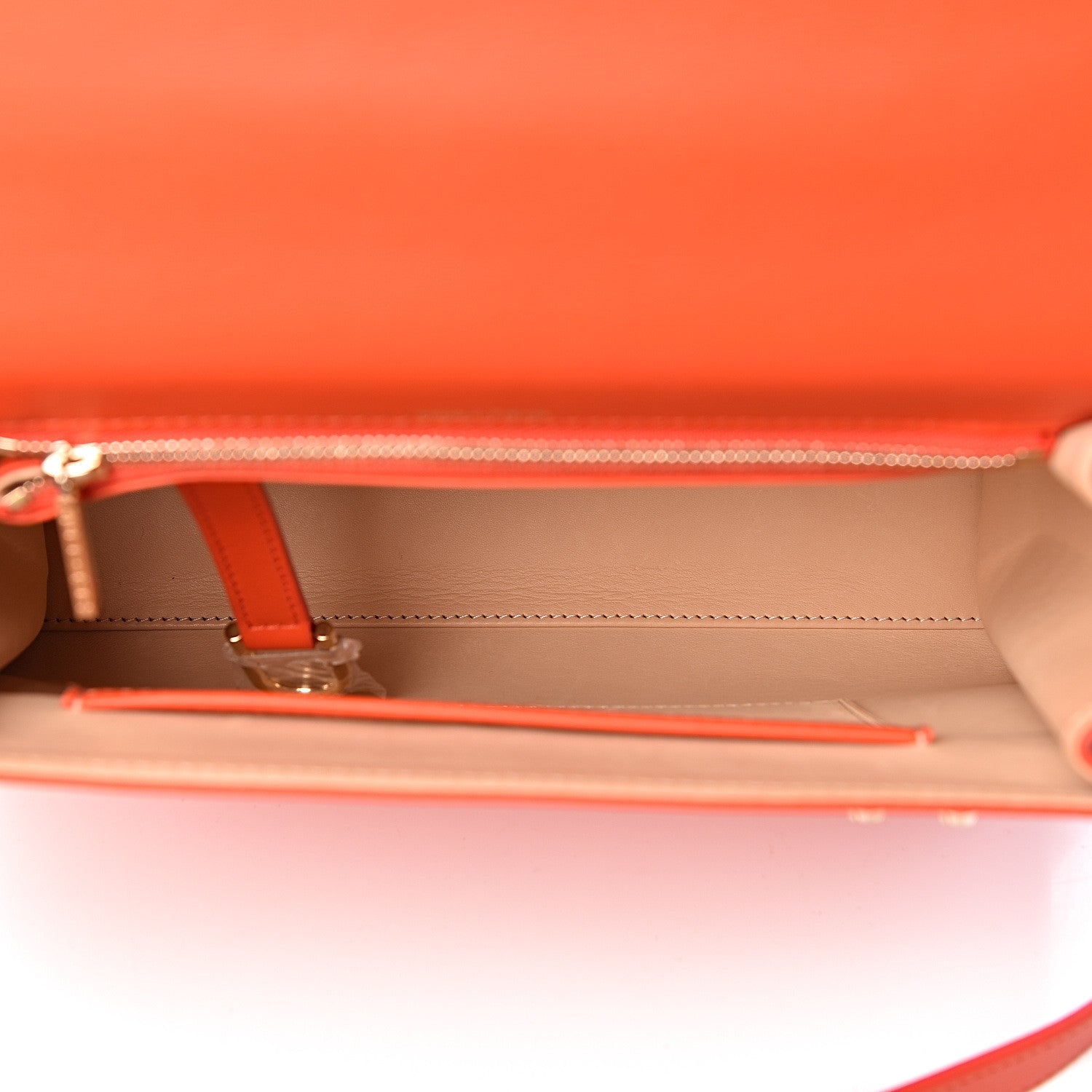 Delvaux Calfskin MM Tempete Satchel Red 5 of 10