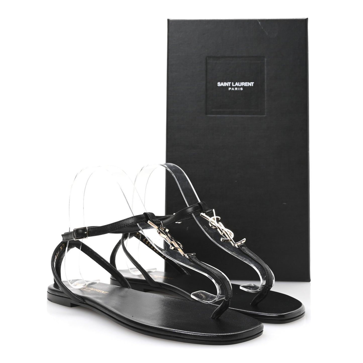 Calfskin Nu Pieds 05 Sandals 37 Black