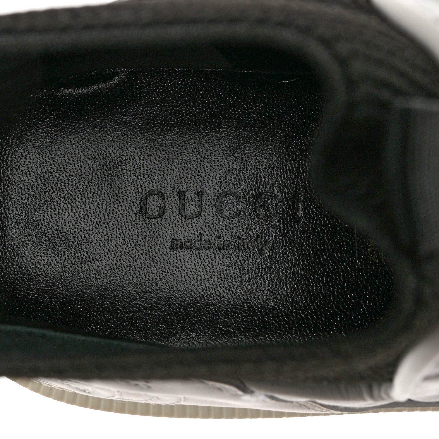 Gucci Calfskin Nappa Matelasse Frances Chelsea Boots 35 Great White Black 7 of 12