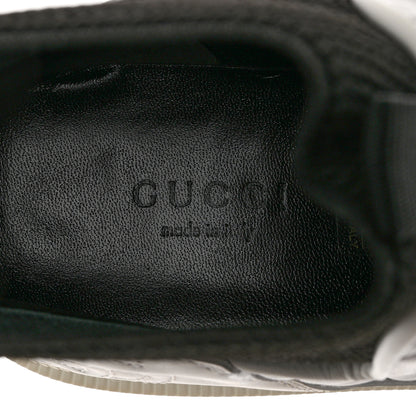 Gucci Calfskin Nappa Matelasse Frances Chelsea Boots 35 Great White Black 7 of 12