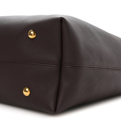 Louis Vuitton Grained Calfskin Low Key Hobo MM Chocolate 9 of 10