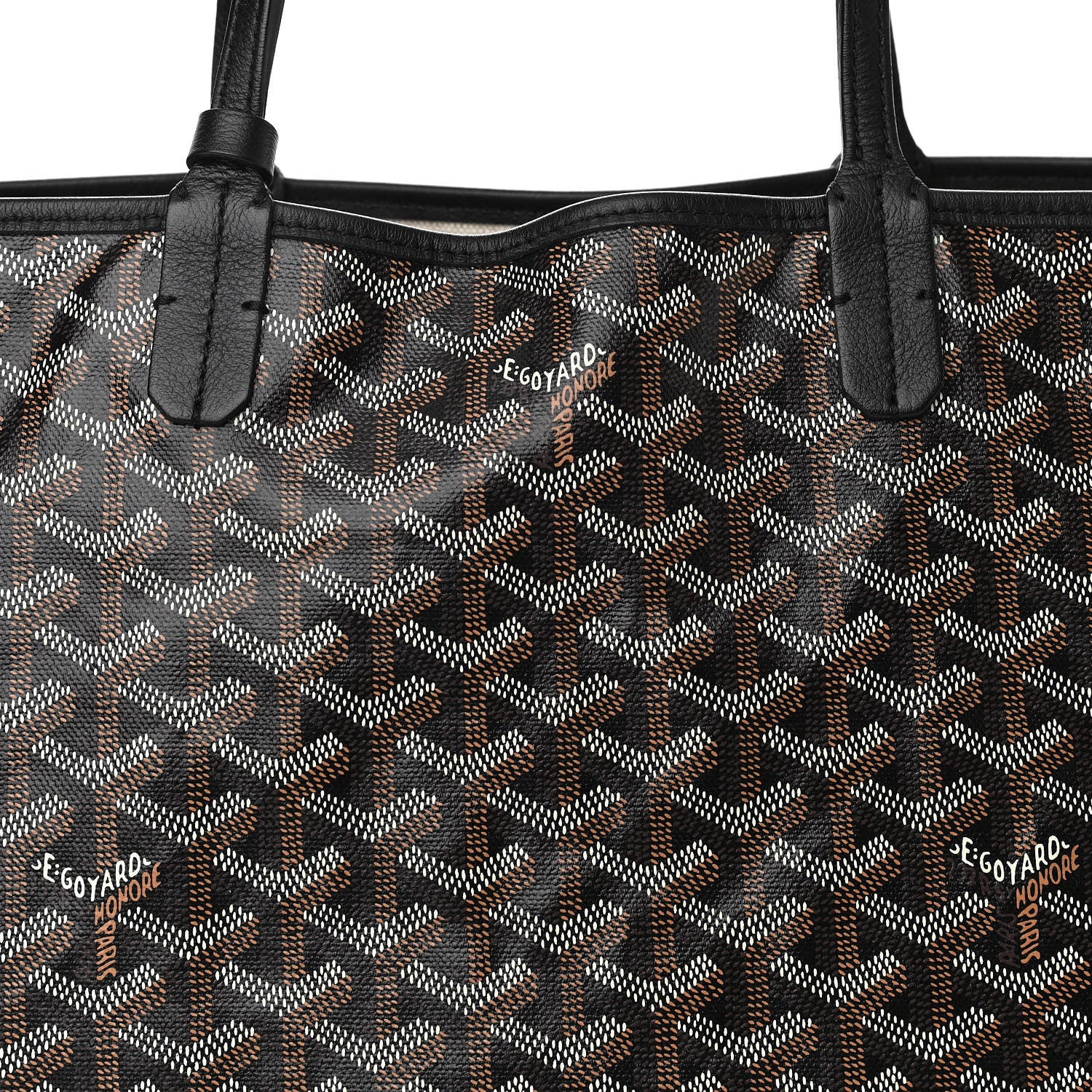 Goyard Goyardine Saint Louis PM Black 7 of 9