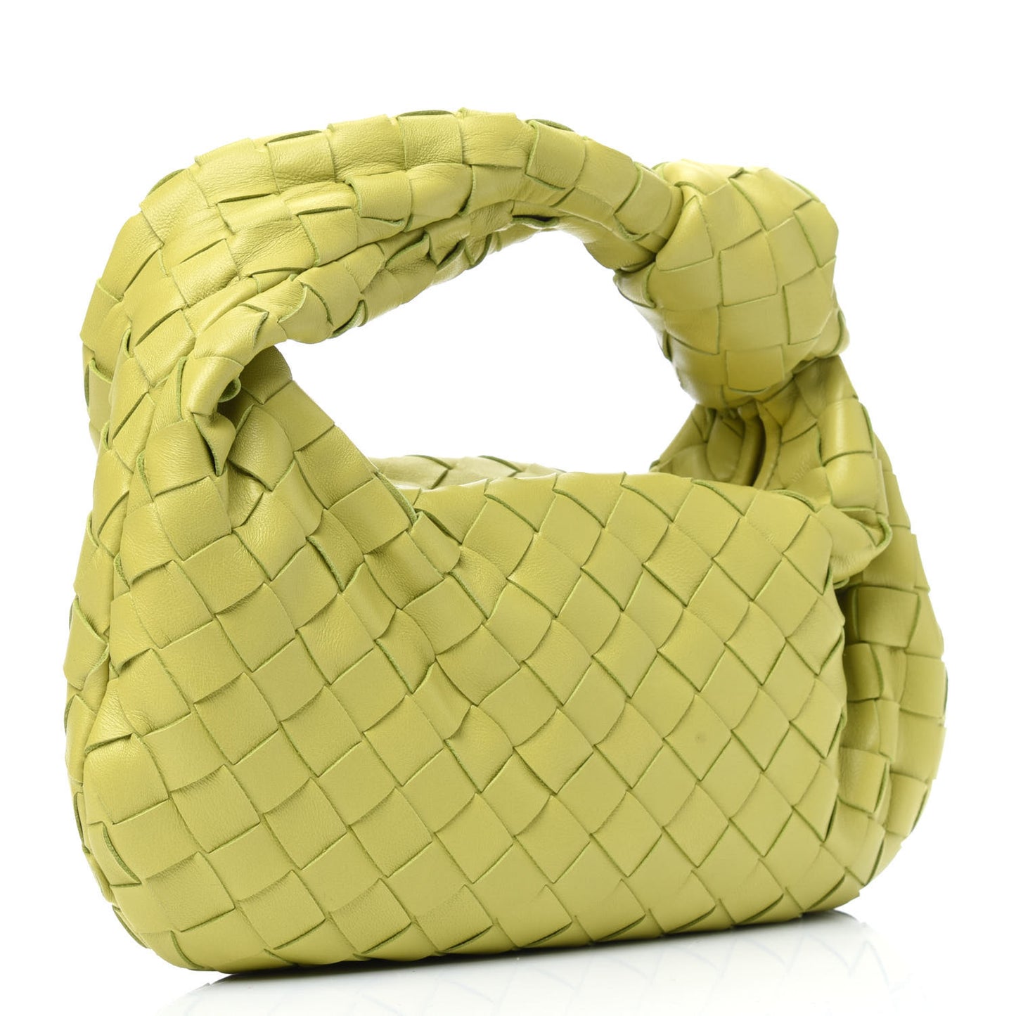 Nappa Intrecciato Mini Jodie Kiwi