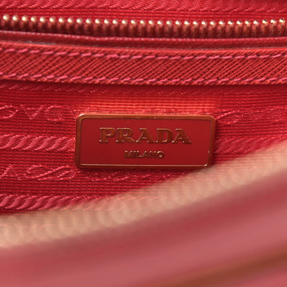 Prada Saffiano Small Galleria Double Zip Tote Fuoco 5 of 11