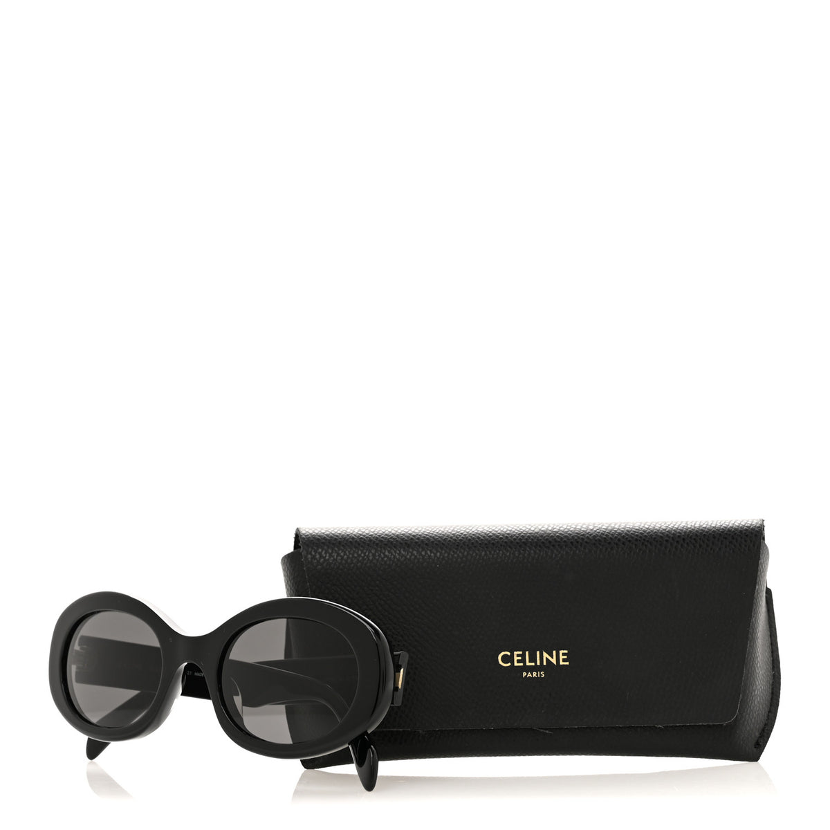 Celine Acetate Triomphe 01 Sunglasses CL 40194U Black 9 of 9