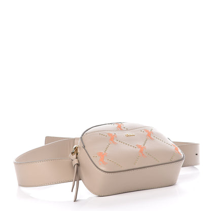 Chloe Smooth Calfskin Little Horses Embroidered Signature Belt Bag Pastel Grey 4 of 9