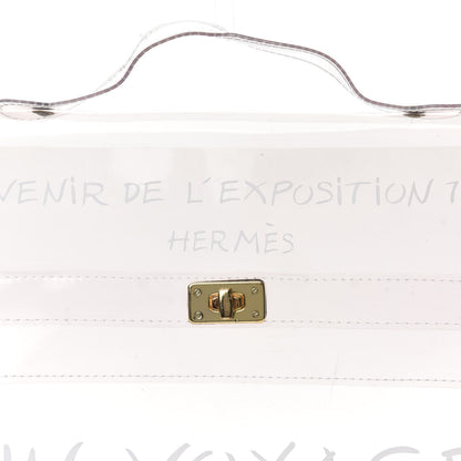 Hermes Vinyl Souvenir De L'Exposition Kelly Transparent 10 of 10