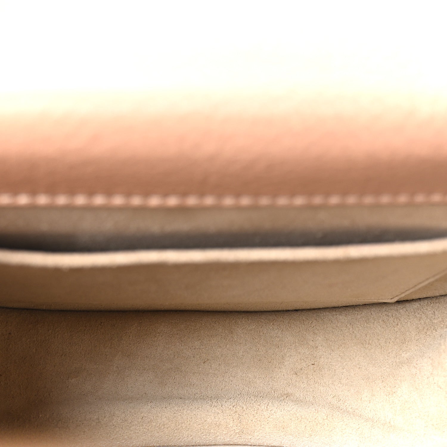 Chloe Calfskin Suede Small Nile Bracelet Bag Biscotti Beige 4 of 9