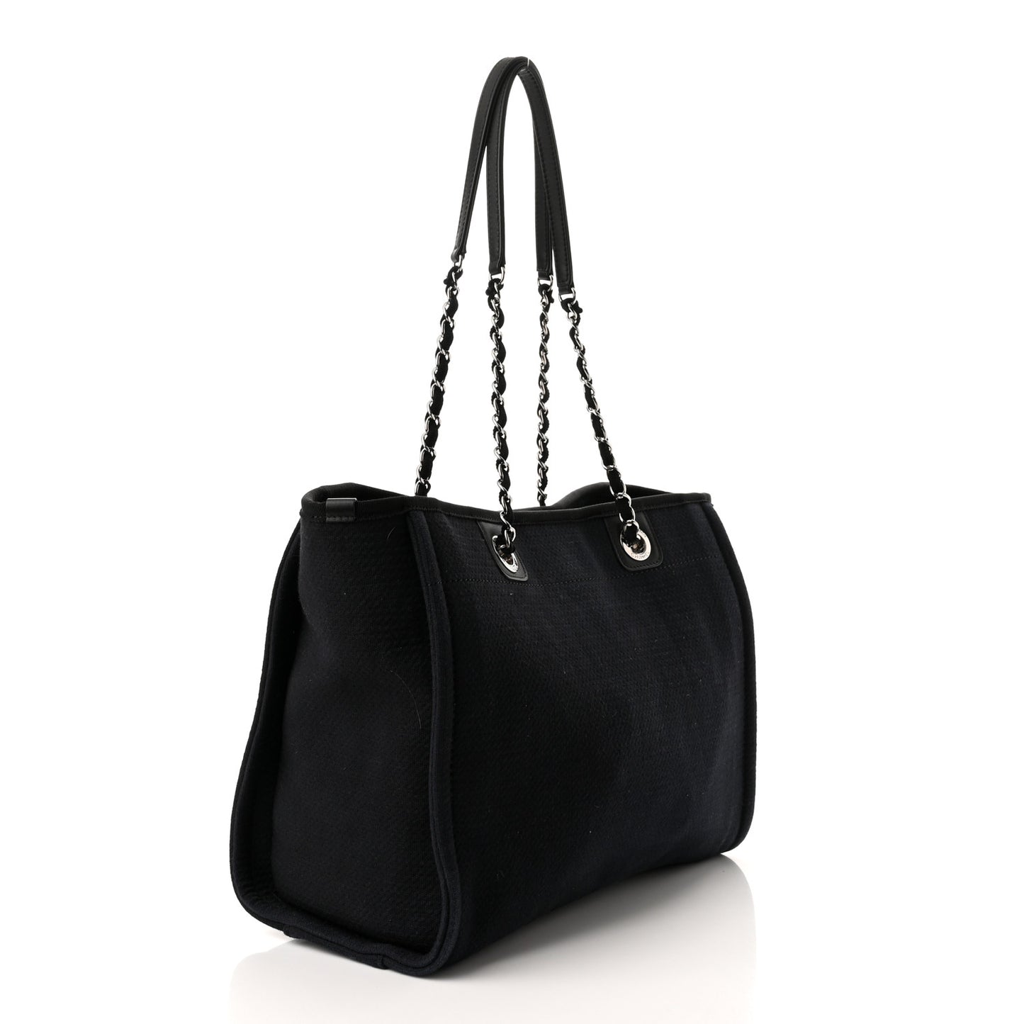 Canvas Small Deauville Tote Black