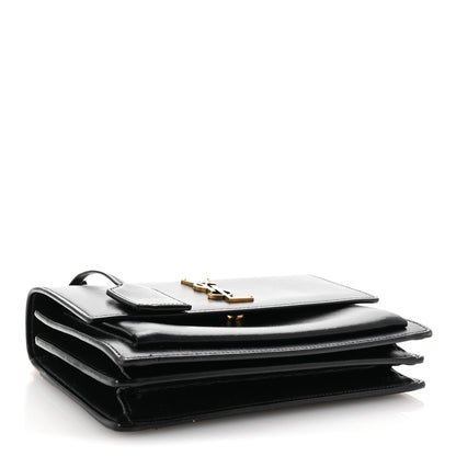 Saint Laurent Calfskin Medium Monogram Sunset Black 4 of 9