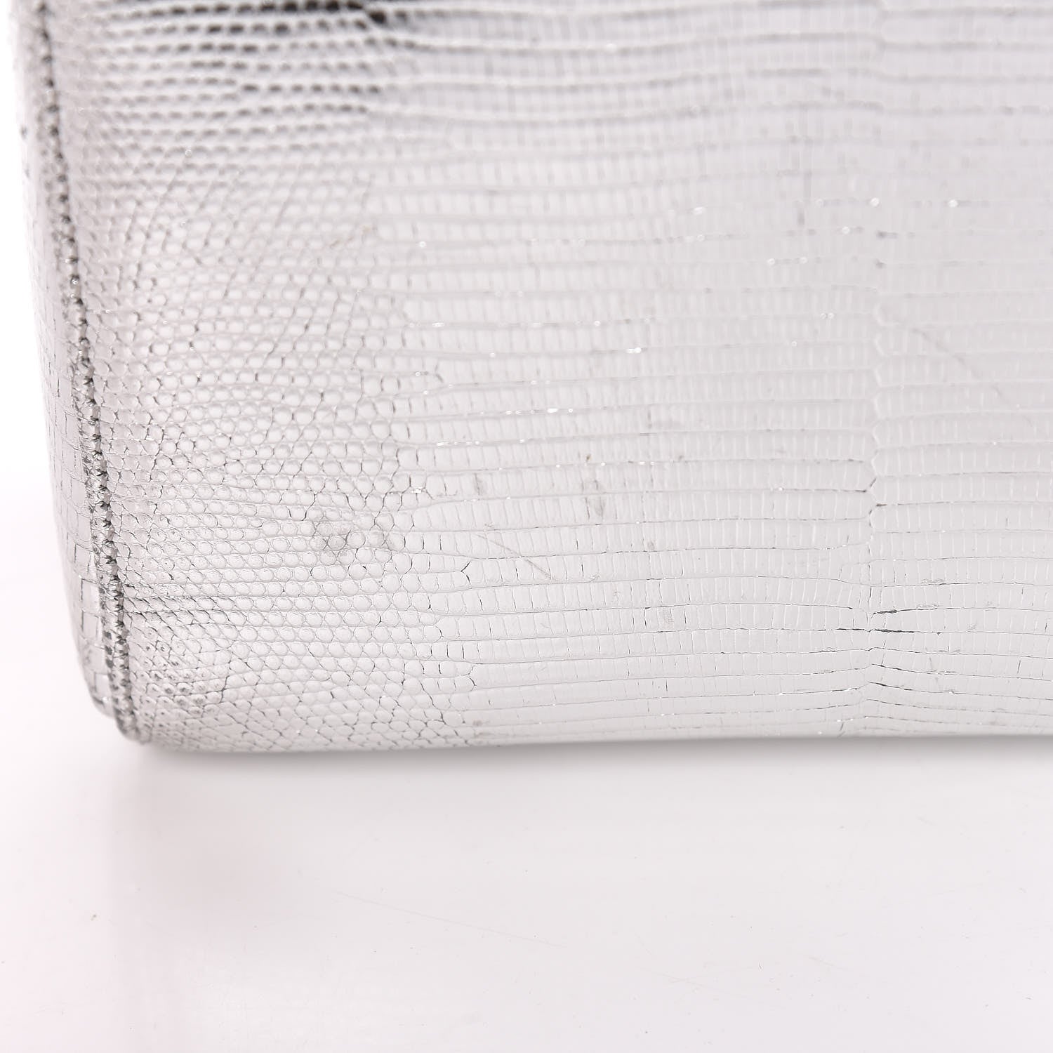 Christian Dior Metallic Lizard Mini Lady Dior Silver 12 of 13