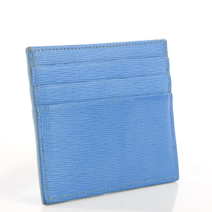 Fendi Vitello Elite Card Holder Blue 3 of 8