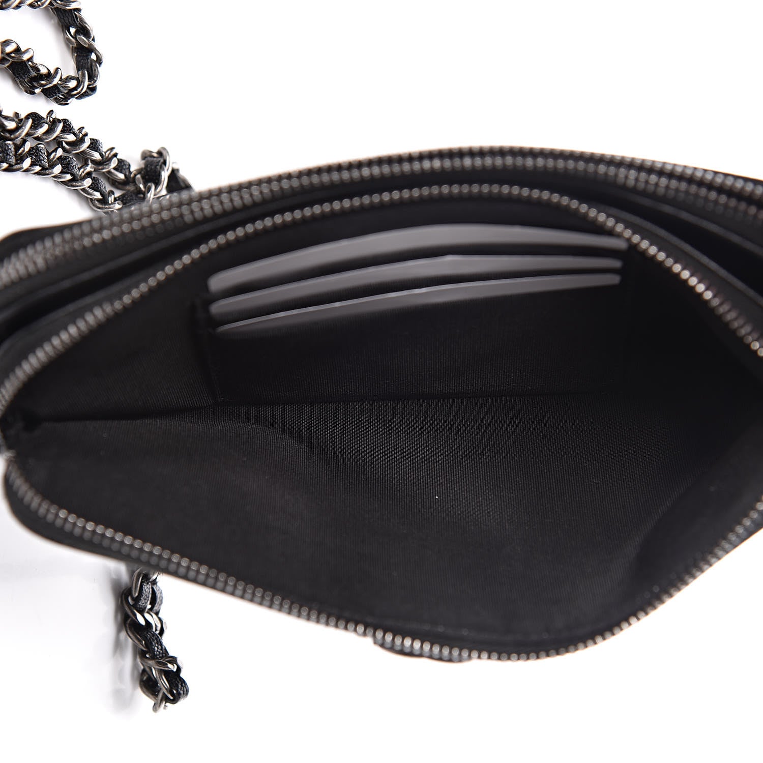 Chanel Caviar Quilted Small Boy Clutch With Chain Black 5 of 11
