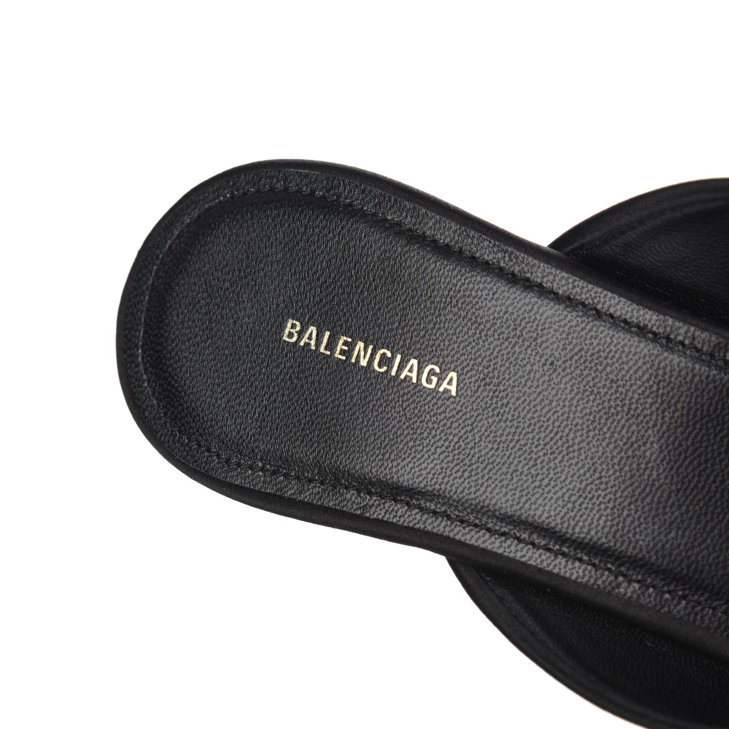 Balenciaga Satin Pointed Toe Knife 40mm Mules 39 Black 6 of 12