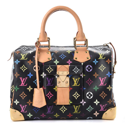 Louis Vuitton Monogram Multicolor Speedy 30 Black 1 of 8