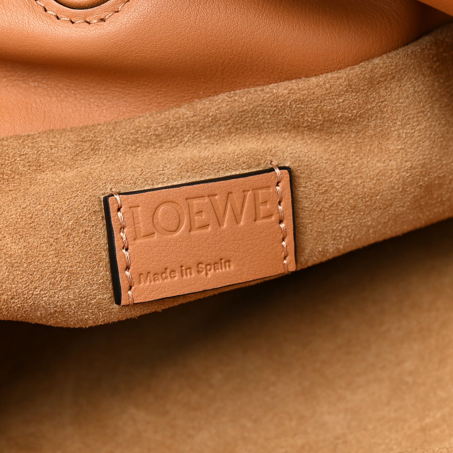 Nappa Medium Flamenco Knot Bag Warm Desert