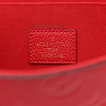 Louis Vuitton Empreinte Pochette Felicie Chain Wallet Scarlet 11 of 16