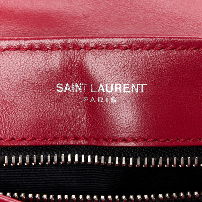 Saint Laurent Calfskin Y Quilted Monogram Toy Loulou Monogram Crossbody Bag New Lipstick 6 of 12