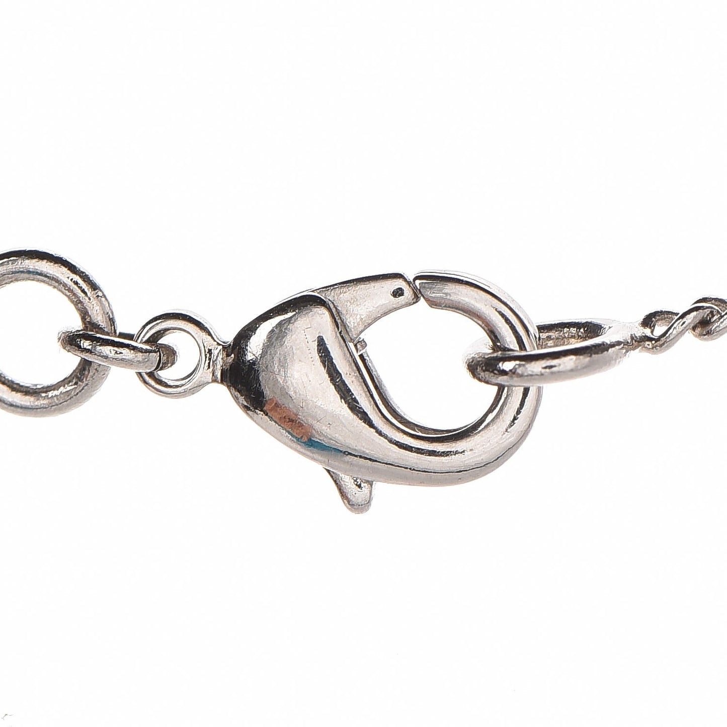 Swarovski Crystal Station Camellia CC Necklace Silver