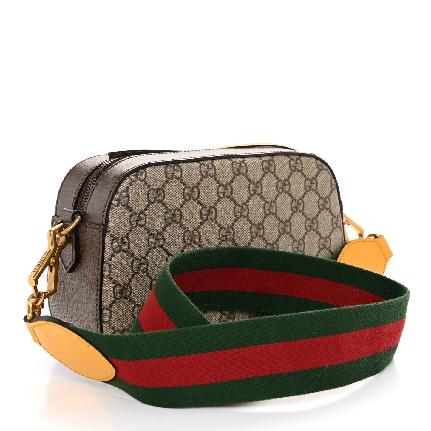 GG Supreme Monogram Web Neo Vintage Shoulder Bag Beige New Acero Crop